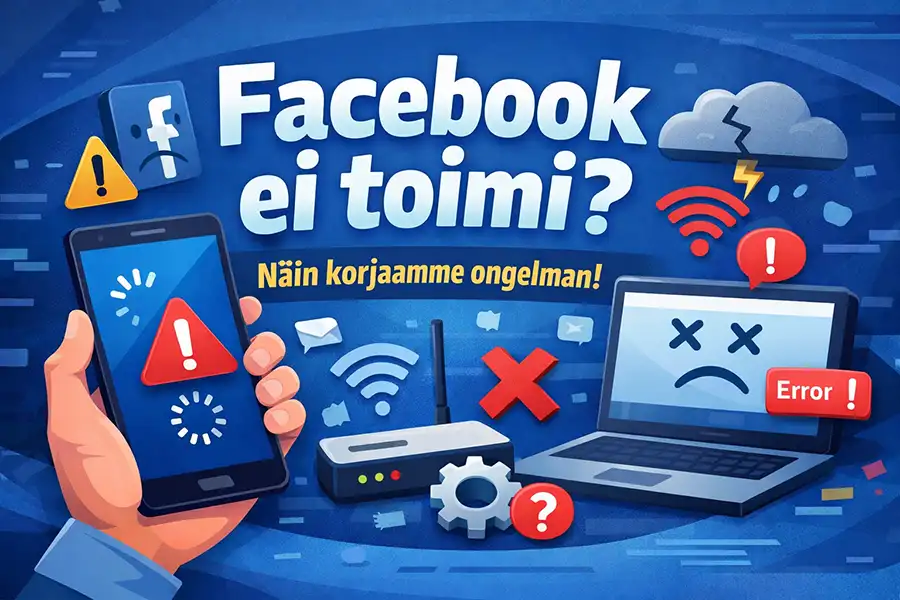 Facebook ei toimi