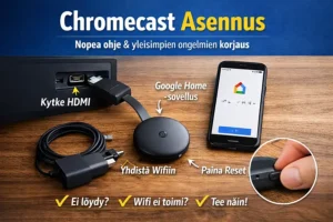 Chromecast asennus