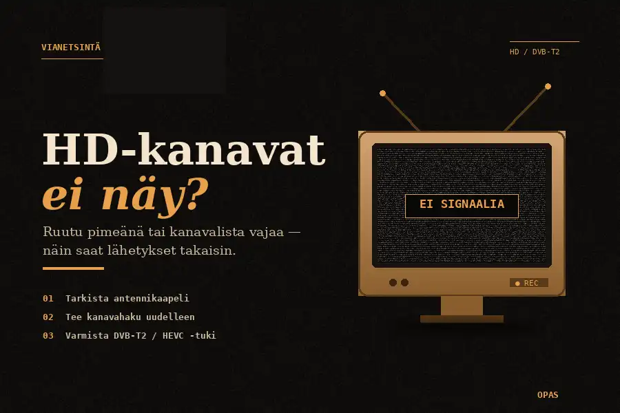 HD kanavat ei näy